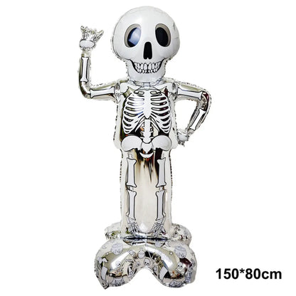 Ghost Halloween Party Decoration Set – Tableware, Balloons & Banners