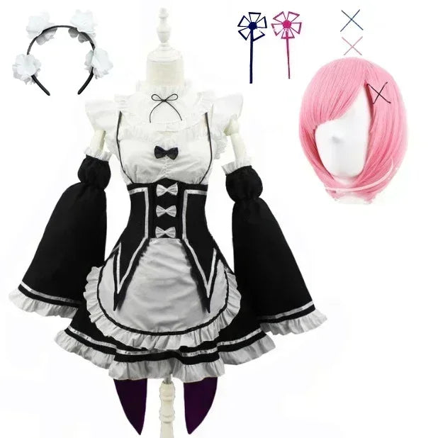 Anime Cosplay Dress for Women – Halloween Costume Set