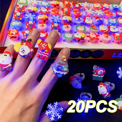Halloween Glow Rings & Light-Up Party Favors for Kids
