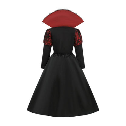 Kids Vampire Costume Set with Trident & Tattoo Stickers - Boys & Girls