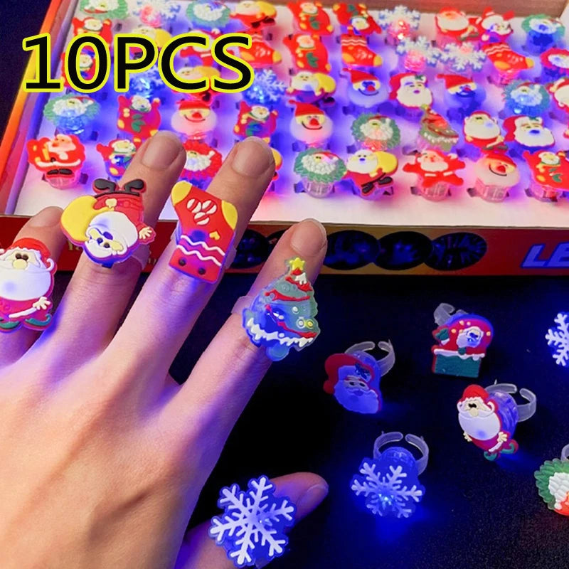 Halloween Glow Rings & Light-Up Party Favors for Kids