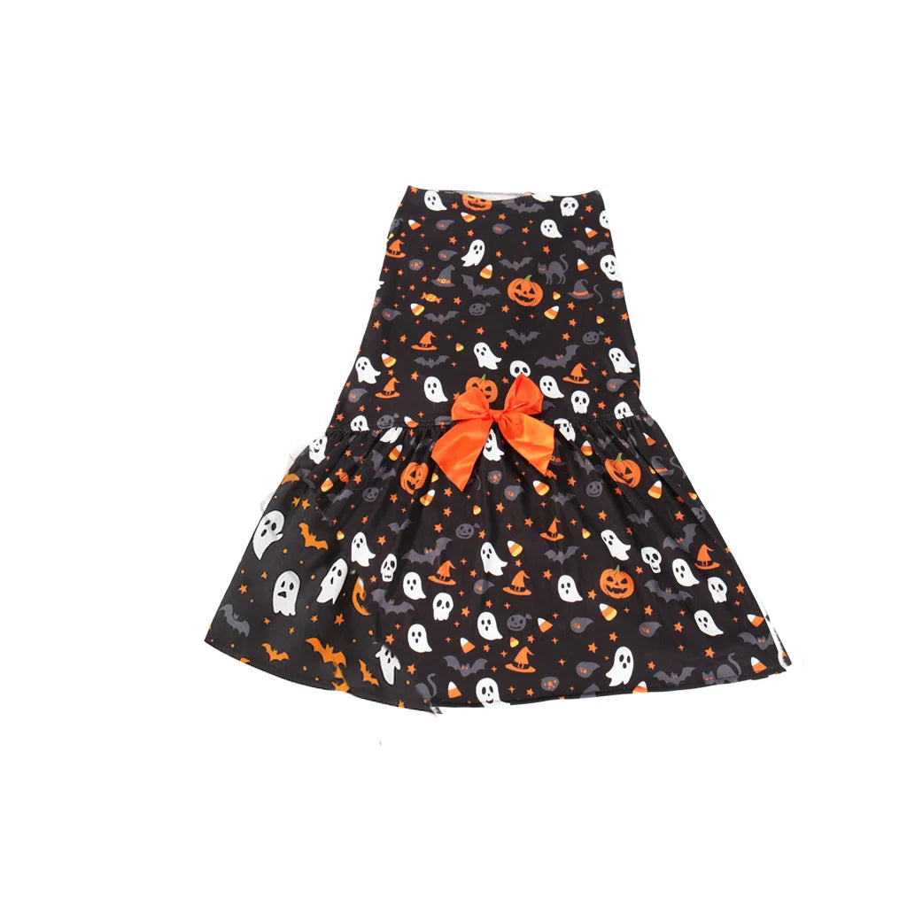 Halloween Pet Dress — Striped Costume for Medium & Large Dogs and Cats